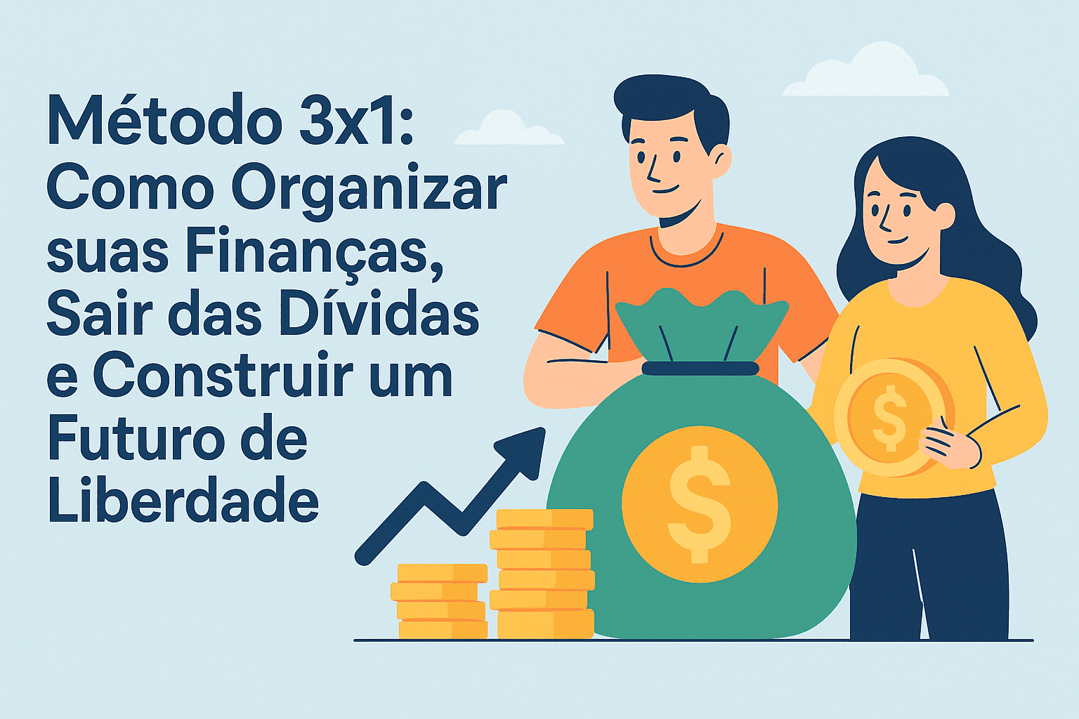 Método 3x1 Como Organizar suas Finanças, Sair das Dívidas e Construir um Futuro de Liberdade